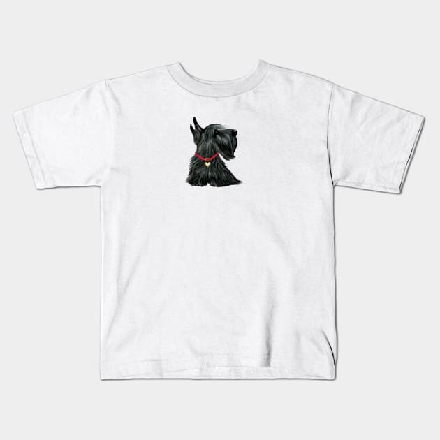 A Scottish Terrrier (#2) - Just the Dog Kids T-Shirt by Dogs Galore and More